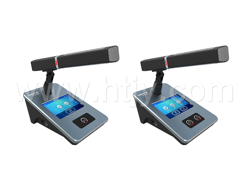 桌面式液晶显示主席/代表席讲话表决单位 HT-T602H/T604H